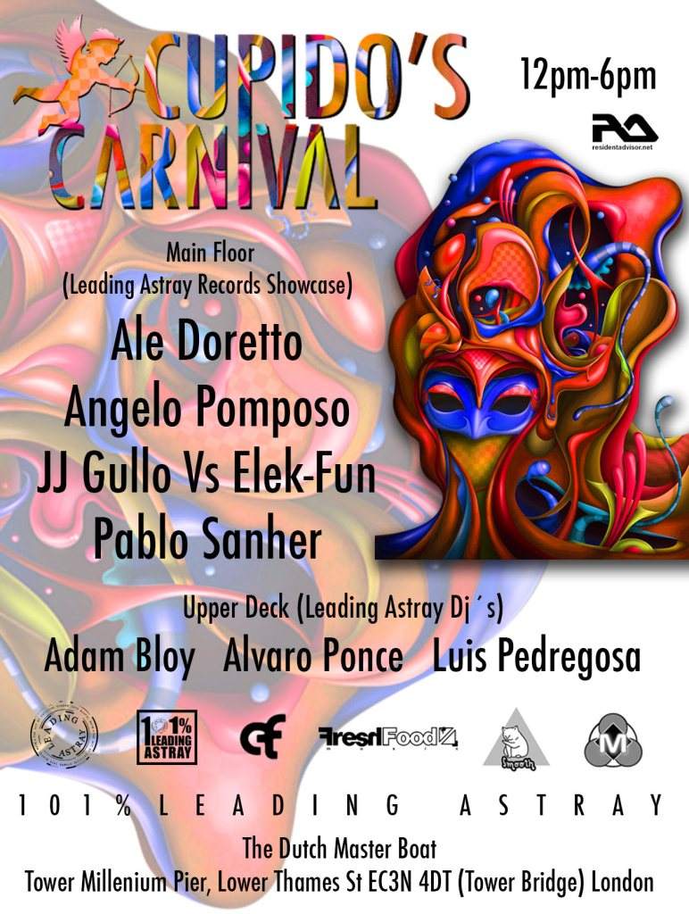Leading Astray presents Cupido's Carnival - Página trasera
