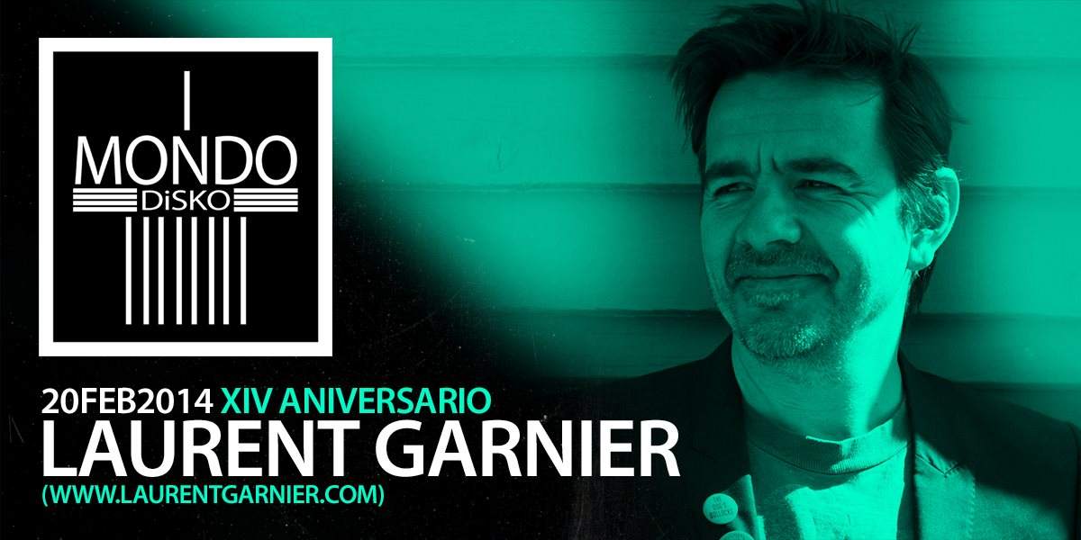 XIV Aniversario: Laurent Garnier - Página frontal