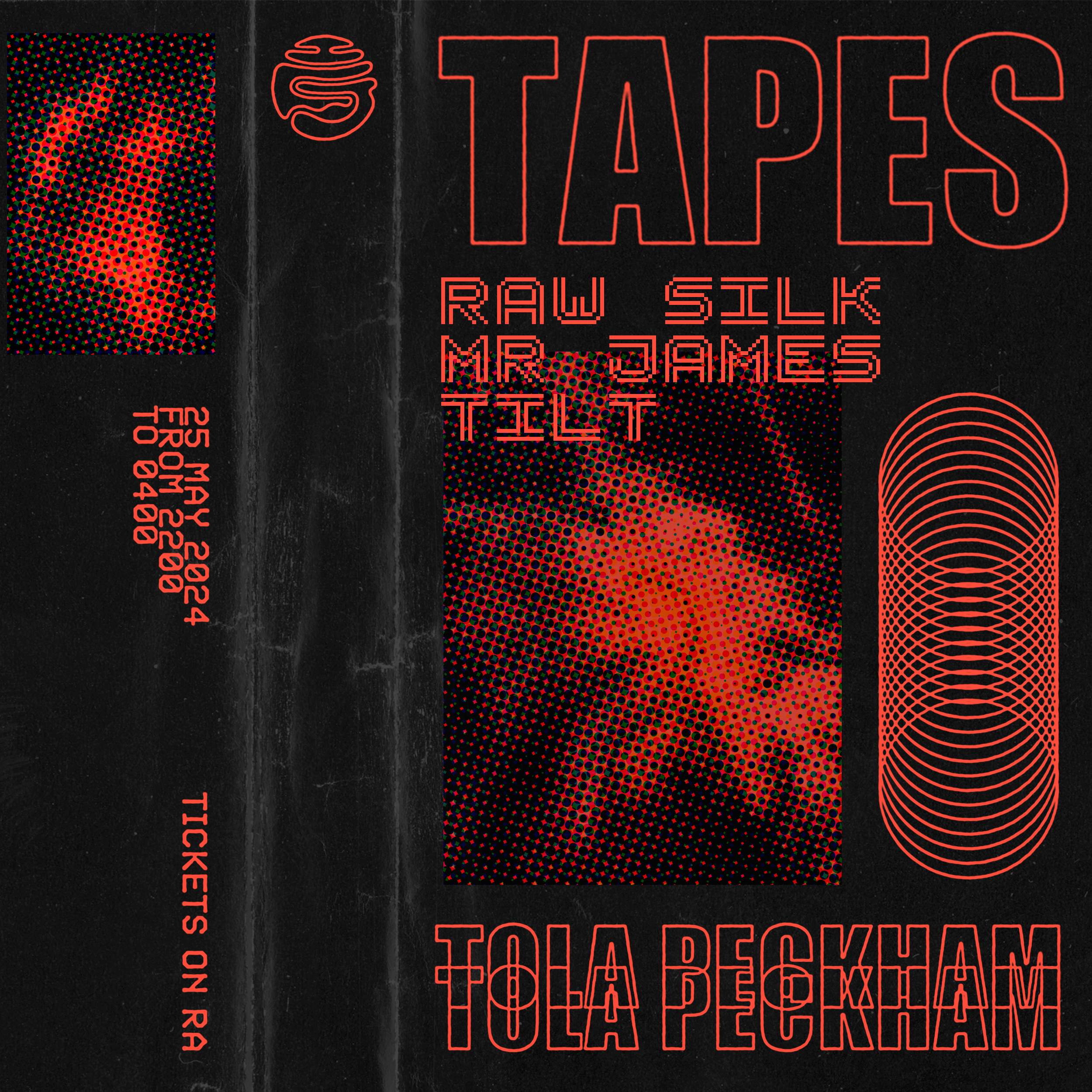 Tapes with RAW SILK, Mr James & Tilt - Página frontal