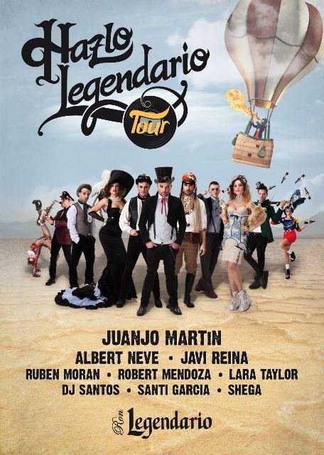 Juanjo Martin at Hazlo Legendario Tour - Página frontal