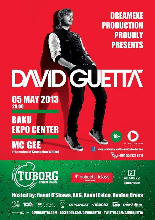 Event with David Guetta - Página frontal