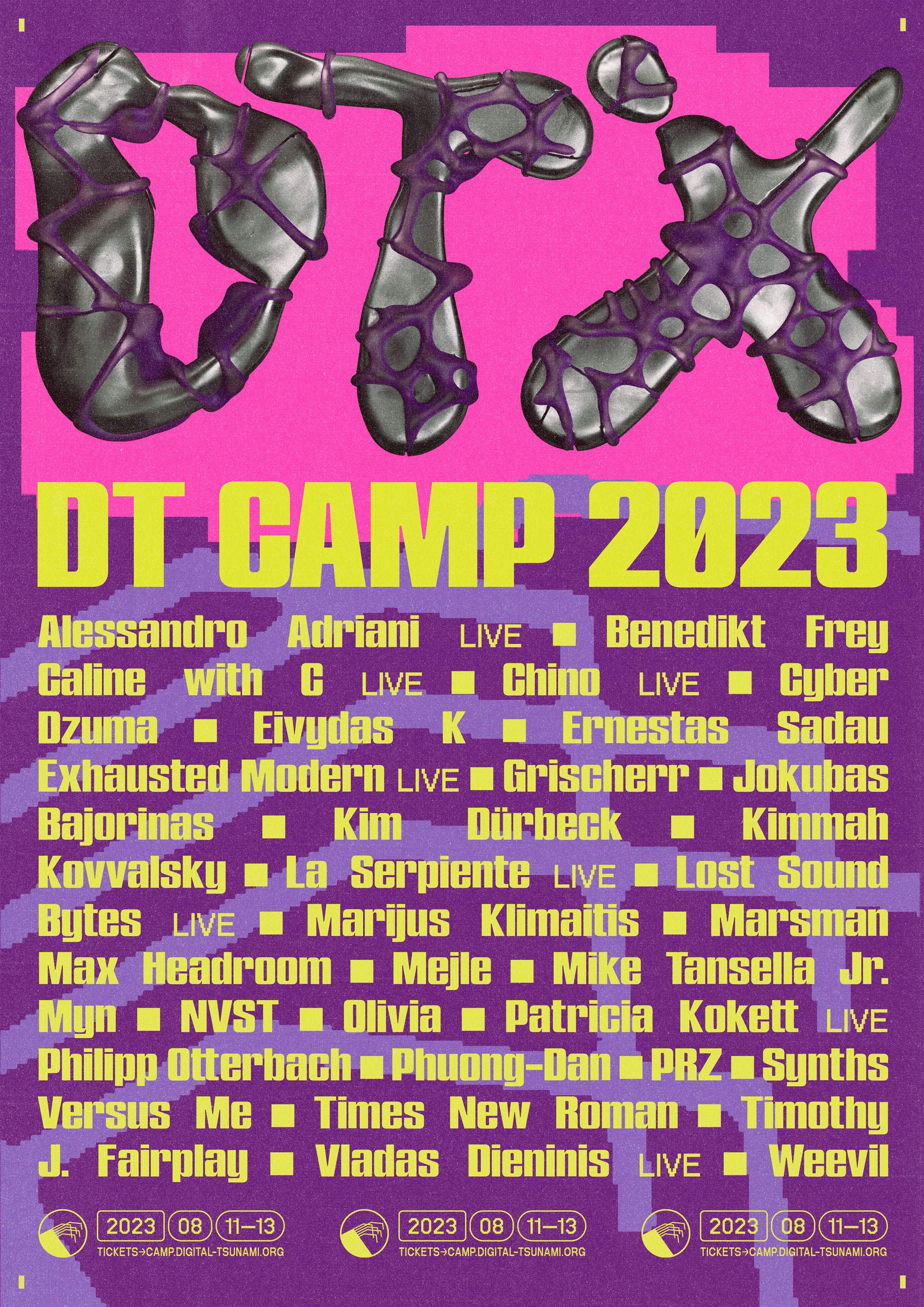 DT CAMP 2023 - フライヤー表