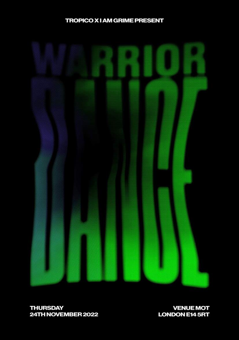 Warrior Dance - フライヤー表