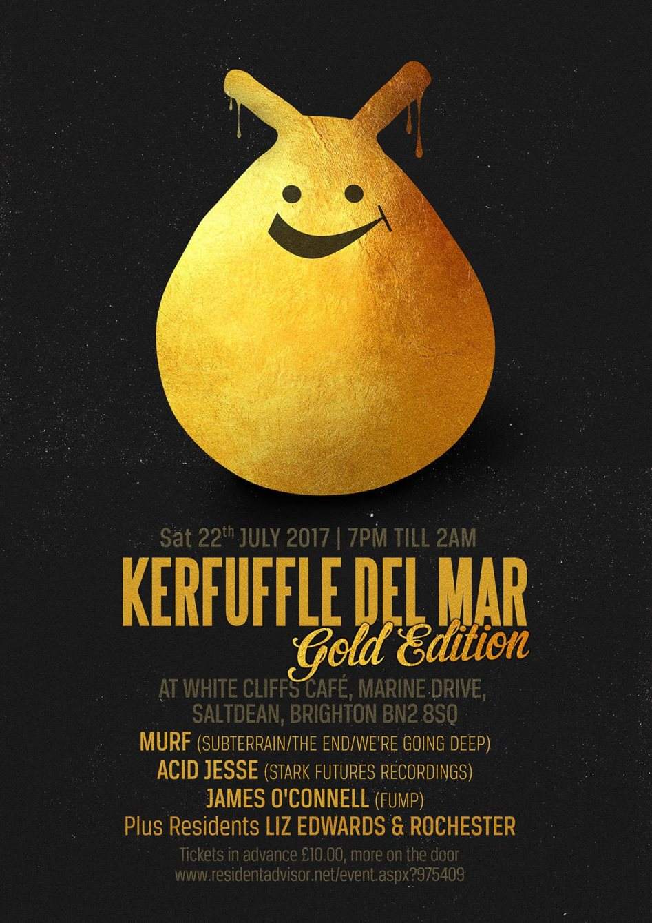 Kerfuffle Del Mar Gold Edition - フライヤー表