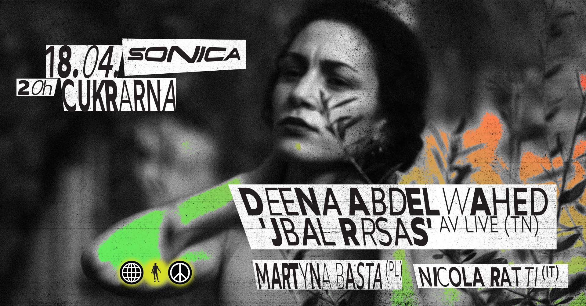 SONICA 2024 - Deena Abdelwahed 'Jbal Rrsas' Live AV (TN), Martyna Basta (PL), Nicola Ratti (IT) - Página frontal