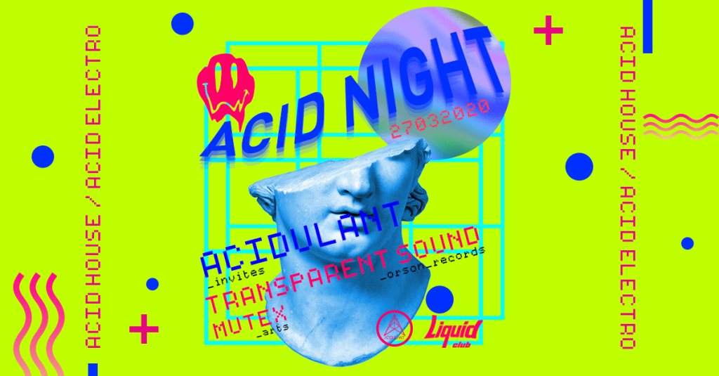 Acid Night - Acidulant Invites Transparent Sound - Página frontal