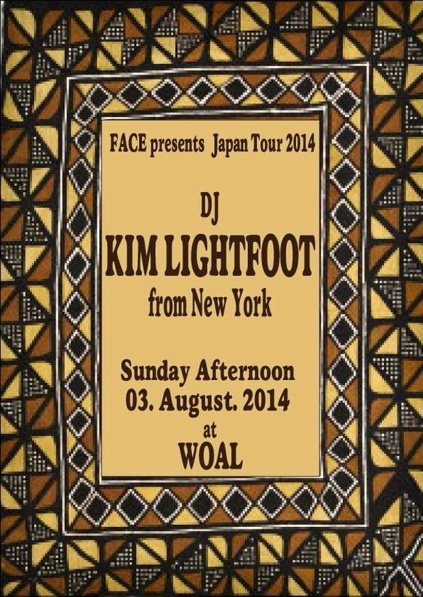 Face presents Kim Lightfoot Japan Tour 2014 - フライヤー表