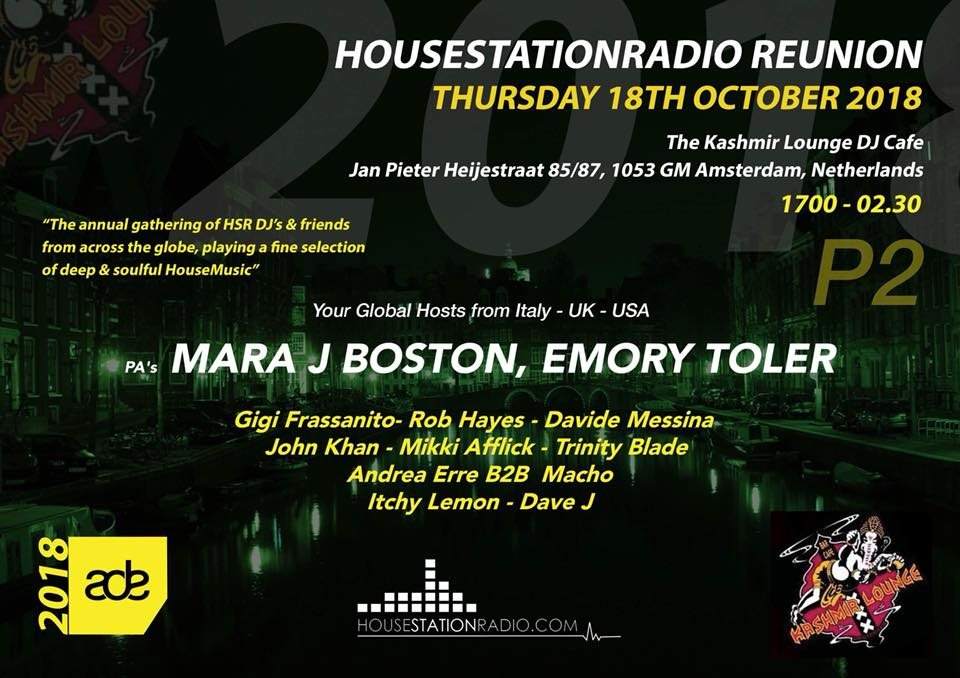 Housestation Radio Reunion - フライヤー表