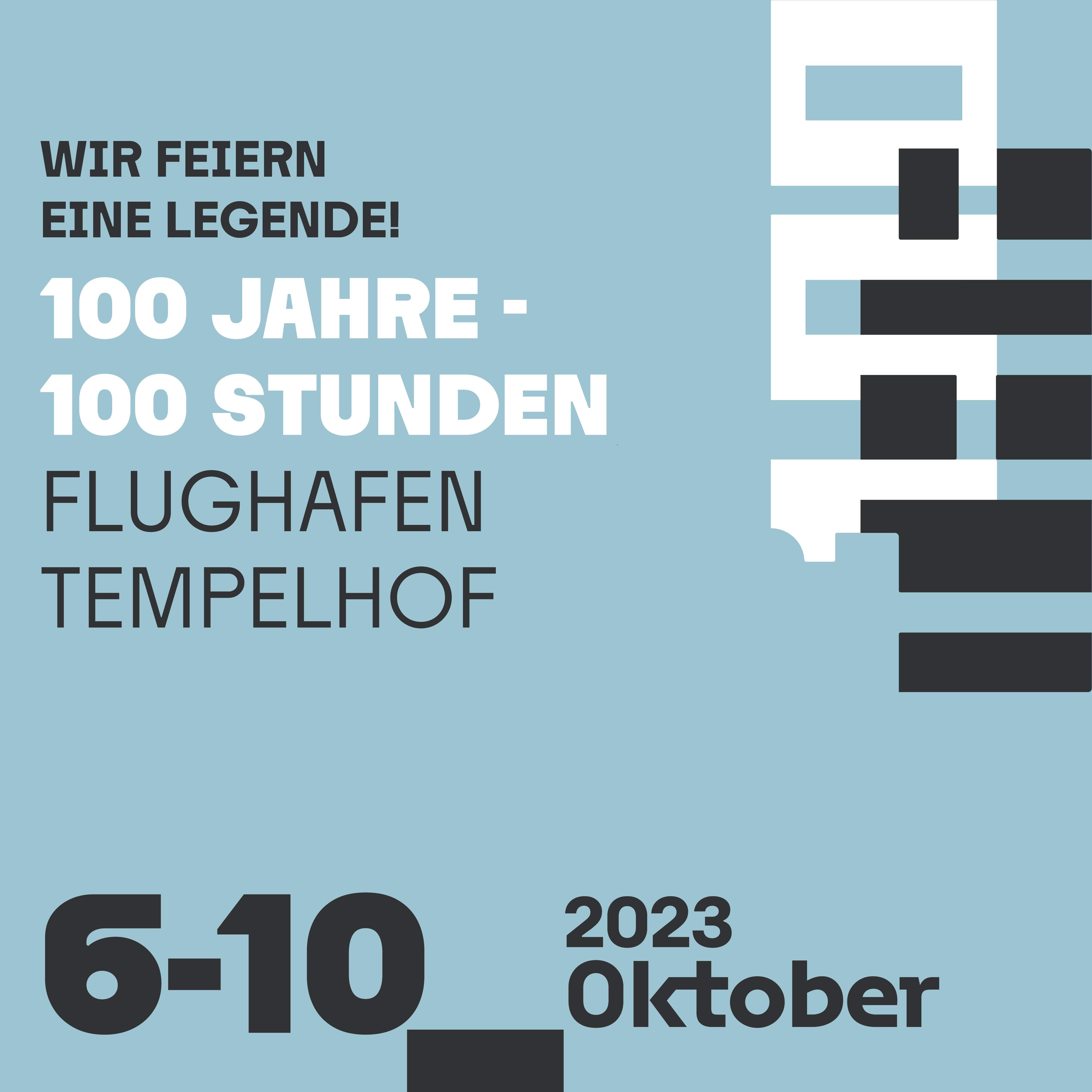 100 Jahre Flughafen Tempelhof - Página frontal