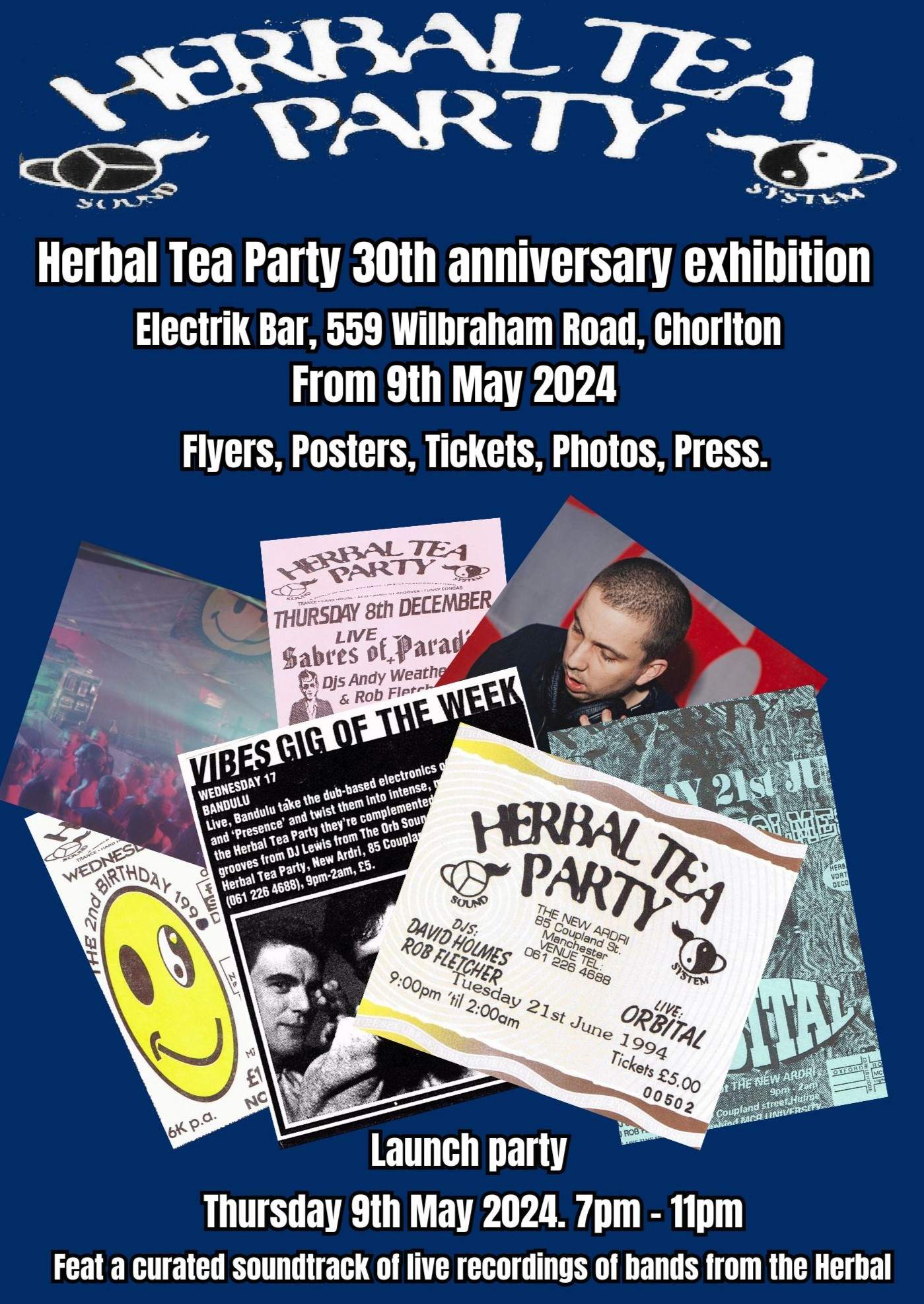 Herbal Tea Party 30th Anniversary exhibition launch party - Página frontal