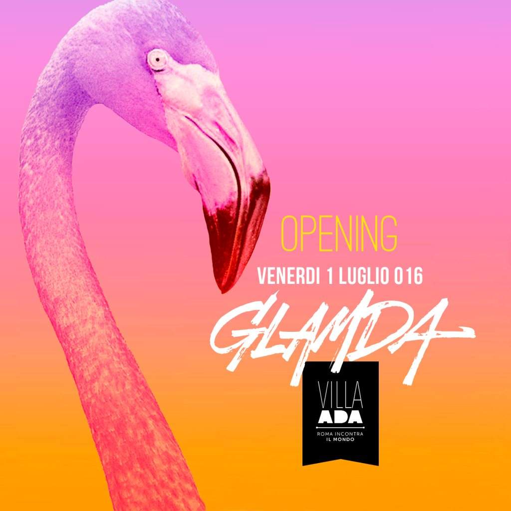 Glamda Summer 2016 - Villa Ada - フライヤー表