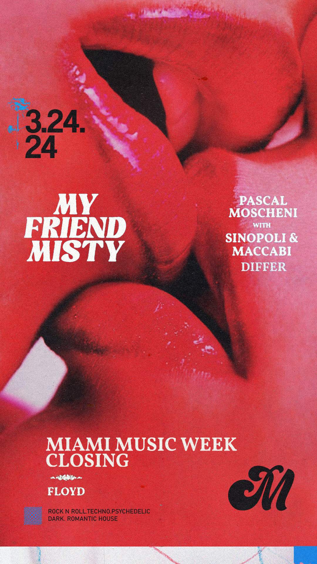 My Friend Misty feat. Pascal Moscheni: Miami Music Week Closing - Página frontal