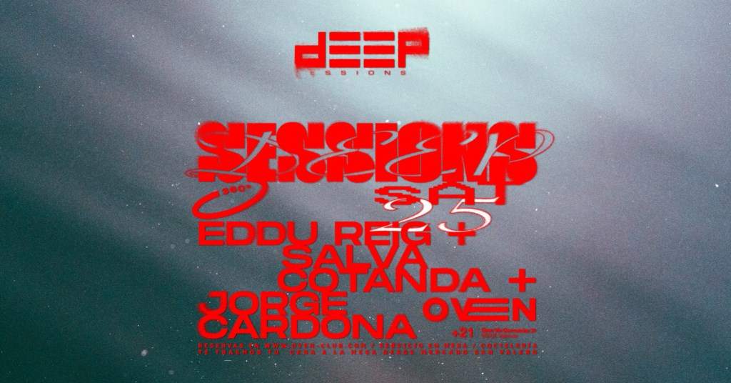 Oven presents: Deep Sessions - フライヤー表