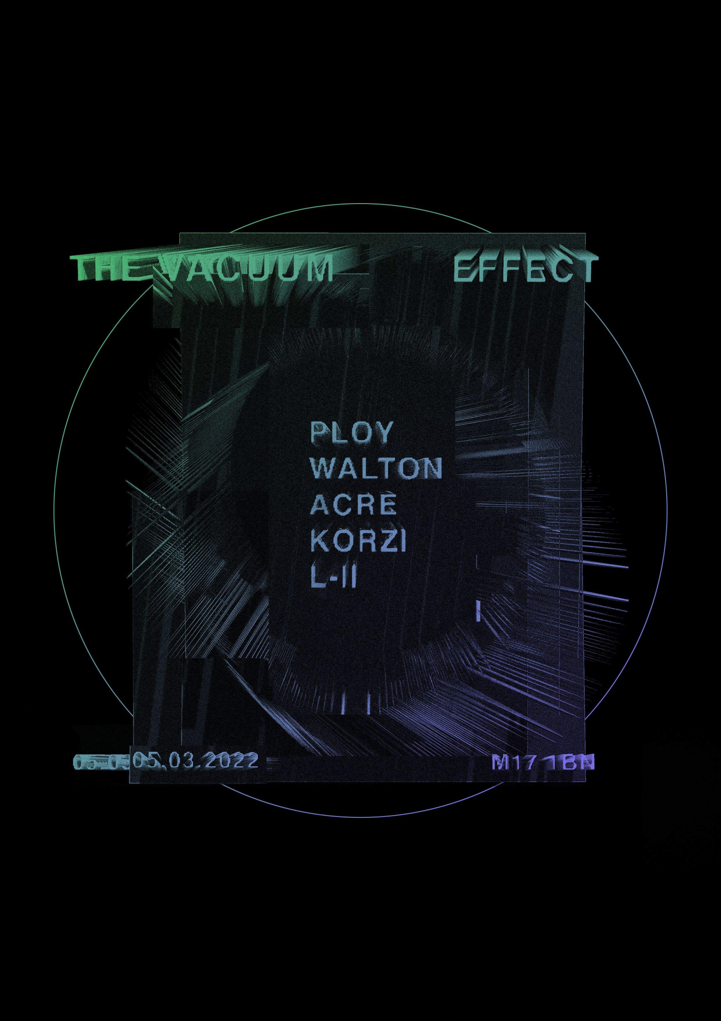 The Vacuum Effect w/ Ploy, Walton, Acre + more - Página frontal