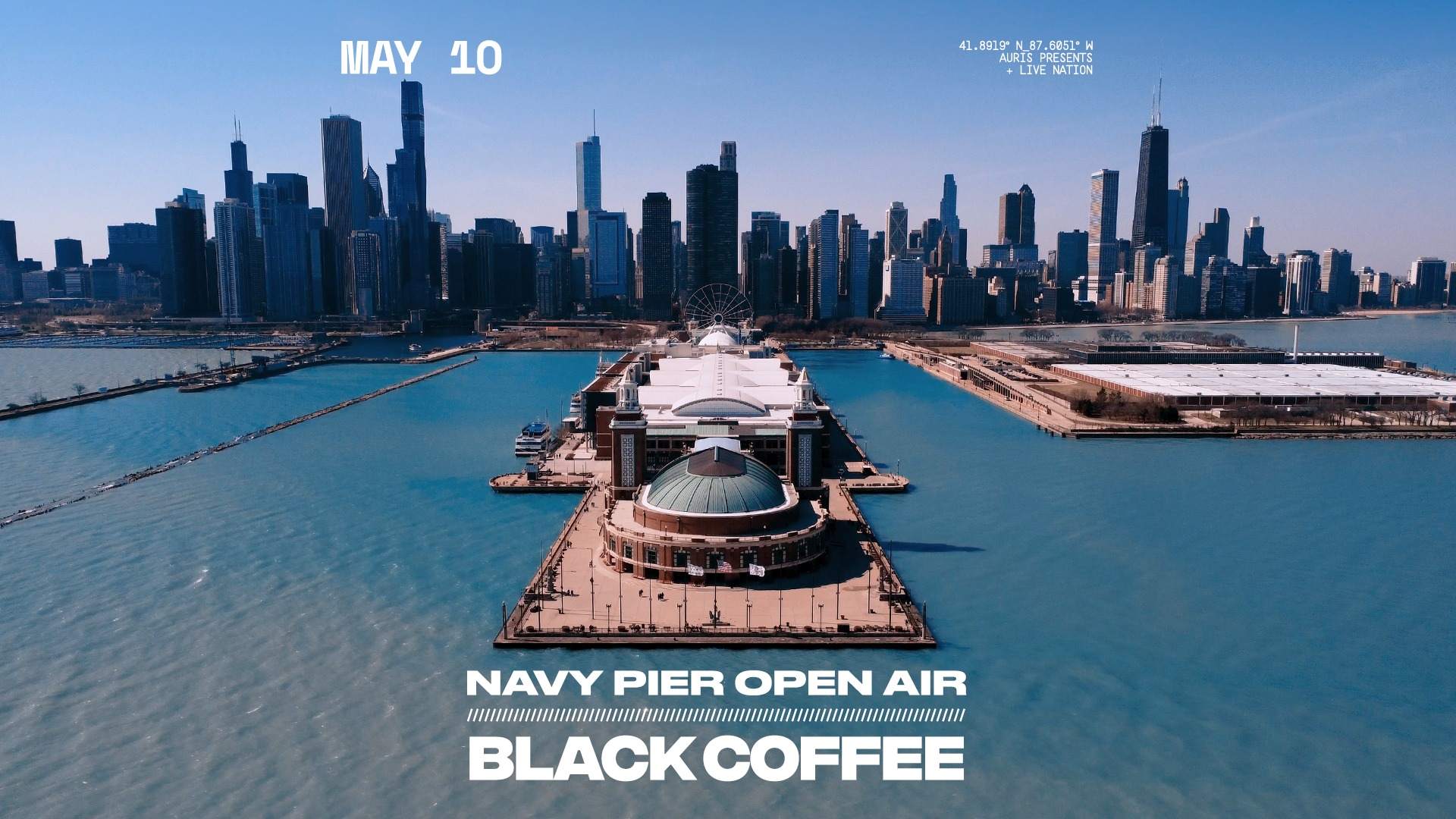 Navy Pier Open Air: Black Coffee - Página frontal