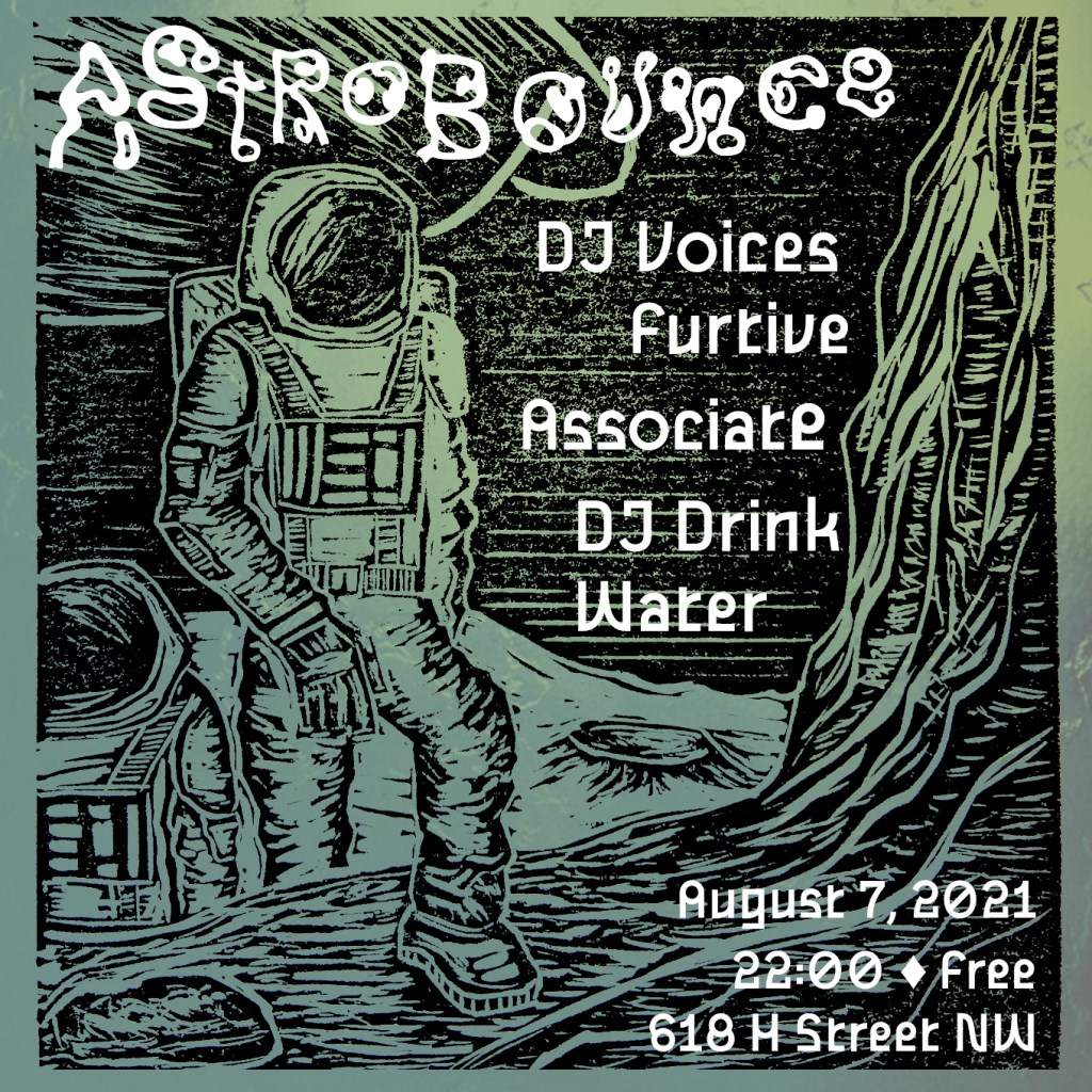Astrobounce #3: DJ Voices, Furtive, Associate, DJ Drink Water - Página trasera