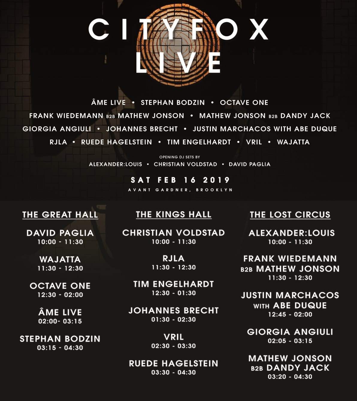 Cityfox Live Festival: Âme Live, Stephan Bodzin & Many More - Página frontal