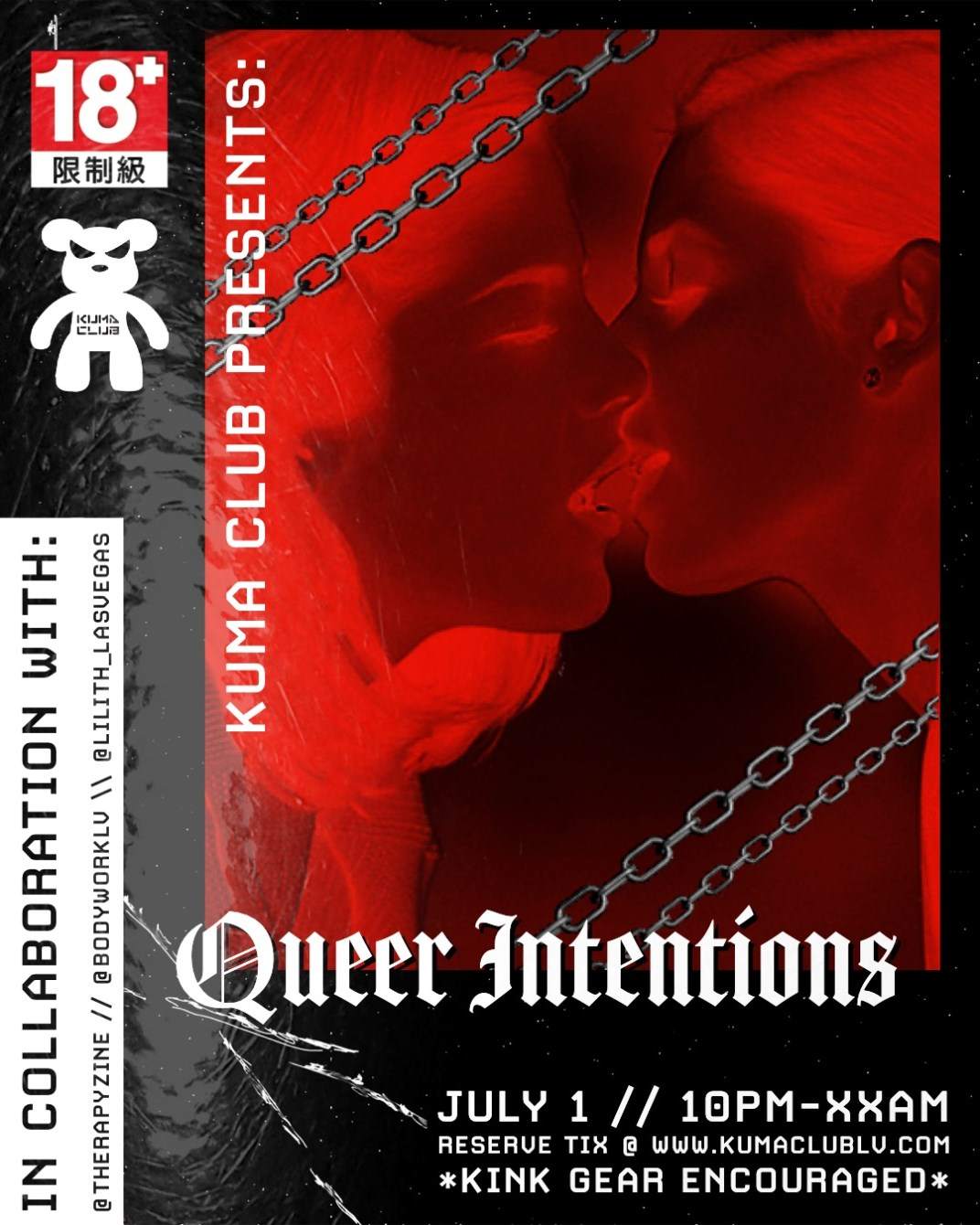 Queer Intentions at Kuma Club, Las Vegas