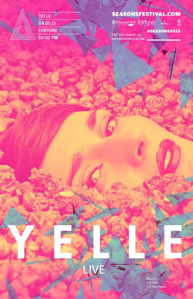 Yelle - Seasons2015 - フライヤー表