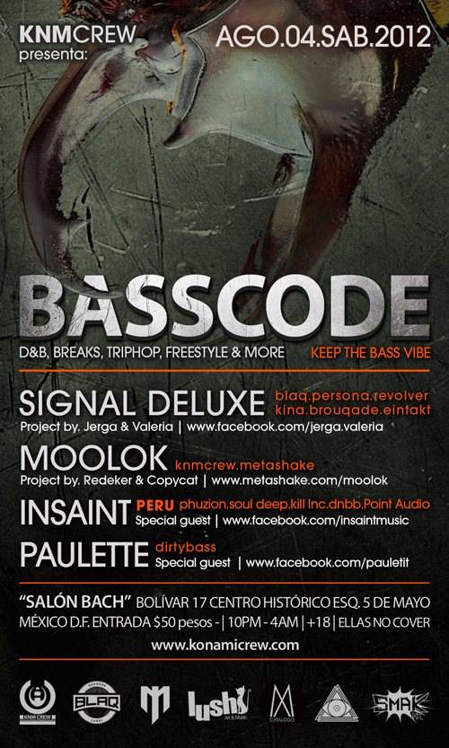 Basscode Night - Página frontal