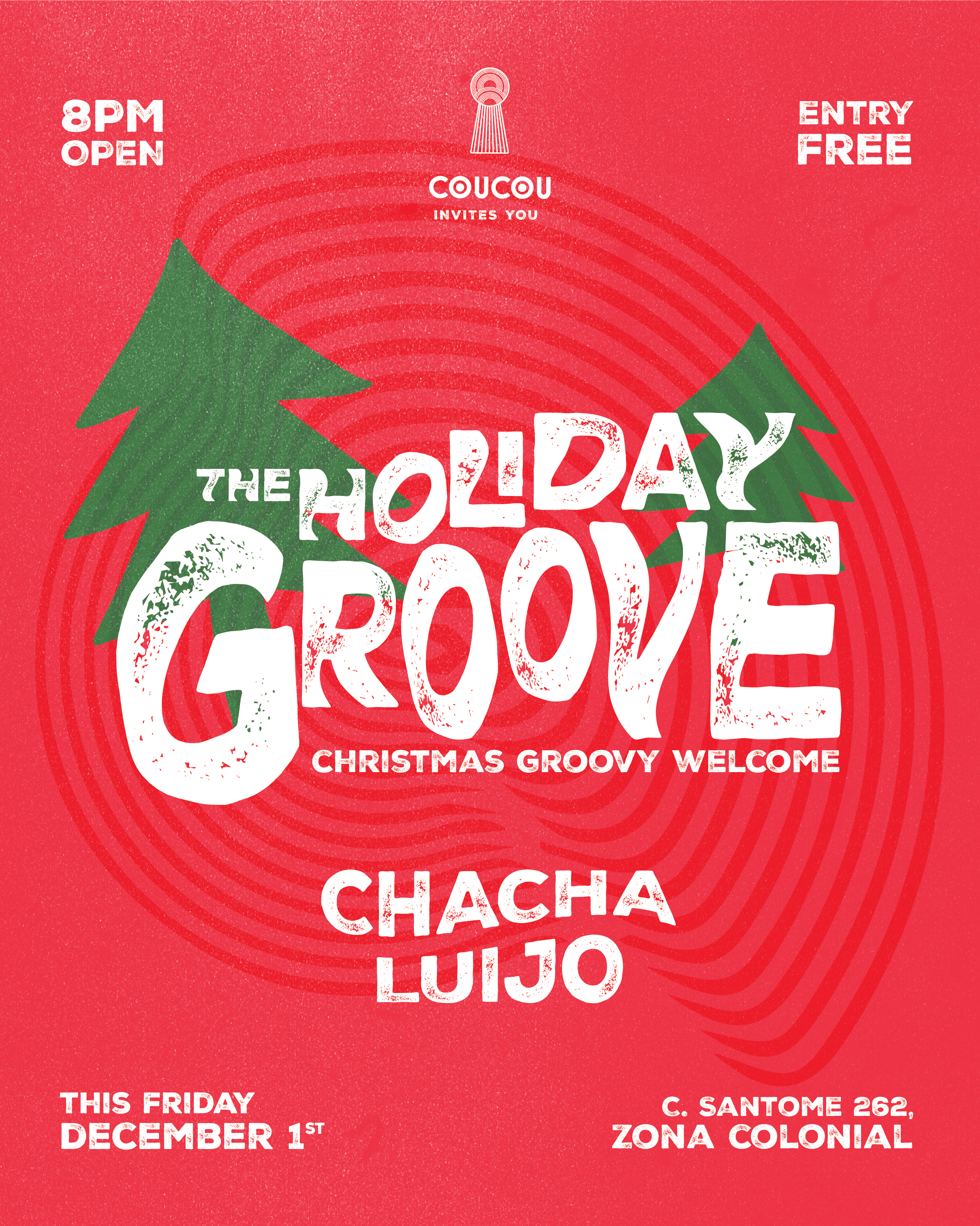 The Holiday Groove with Chacha & Luijo - Página frontal