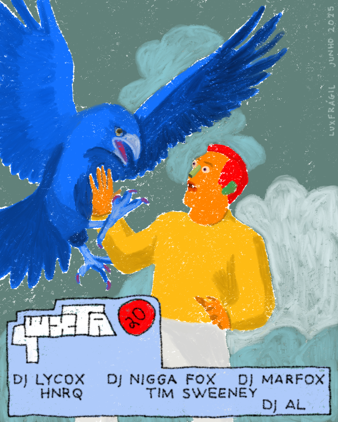 DJ Marfox, DJ Nigga Fox, DJ Lycox, Tim Sweeney, HNRQ at Lux Fragil, Lisbon