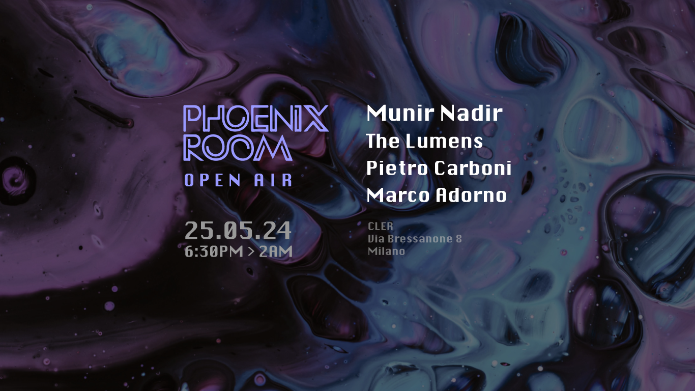 PHOENIX ROOM w/ Munir Nadir (free open-air) - Página frontal