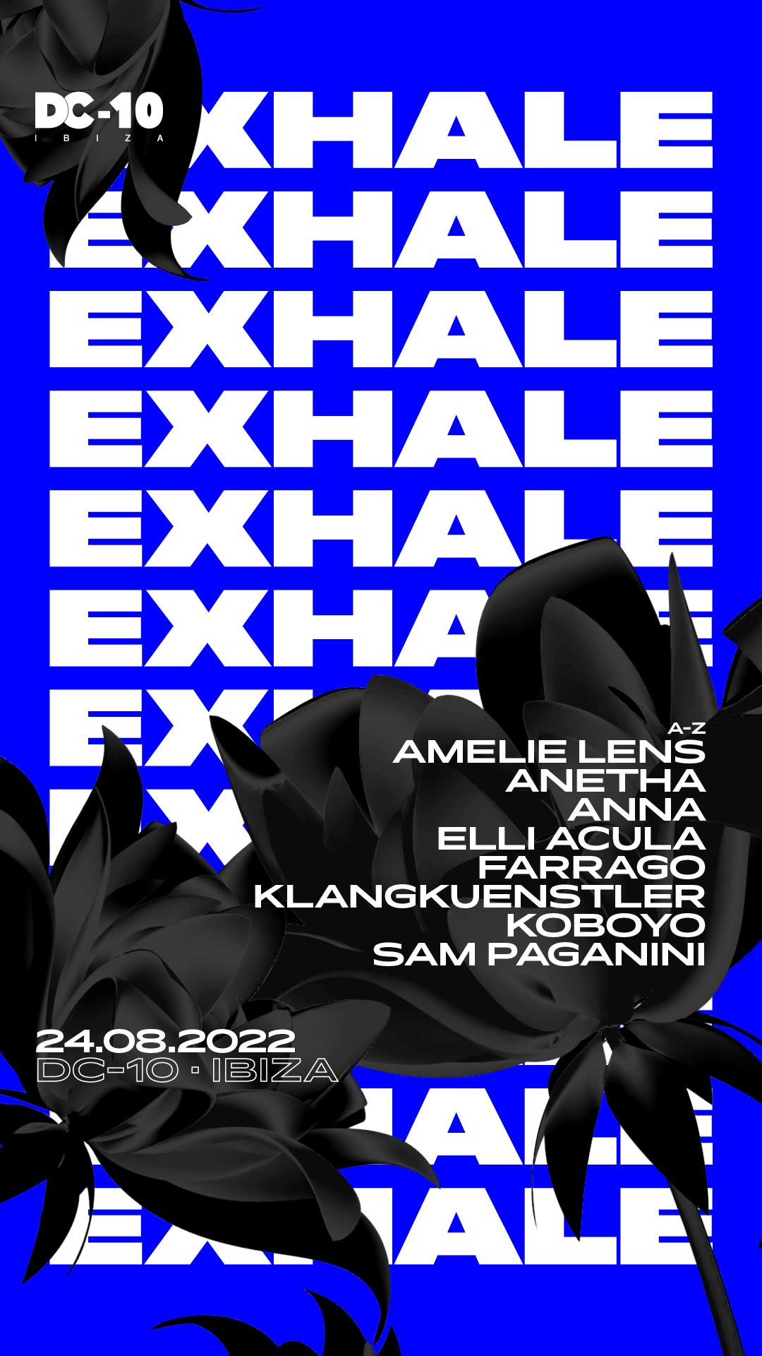 Exhale x DC10: 24 August 2022 - Página frontal