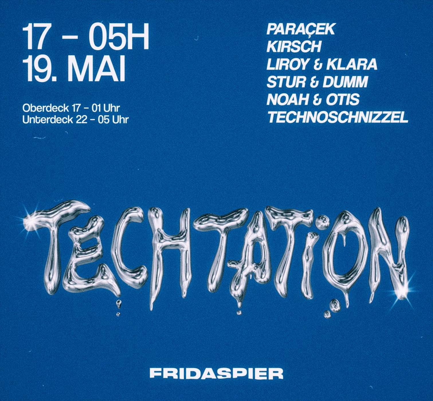 TECHTATION HAPPY DANCE DAY & NIGHT with Paraçek - KIRSCH - Liroy ...