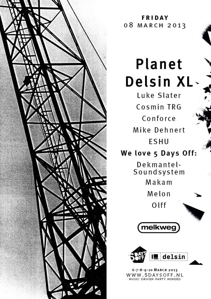 5 Days Off Day 3: Planet Delsin XL & We Love 5 Days Off - Página frontal
