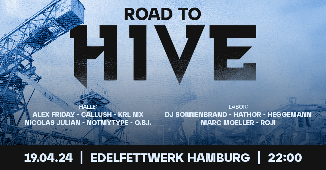 Road to HIVE - Edelfettwerk Hamburg - Página frontal