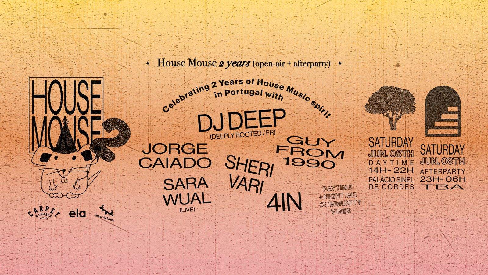 House Mouse 2 Years with DJ Deep - フライヤー表