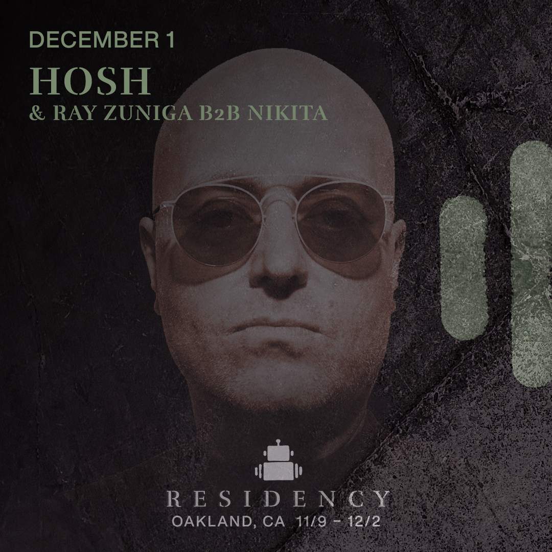 Robot Heart Residency - HOSH with Ray Zuniga b2b Nikita - Página trasera