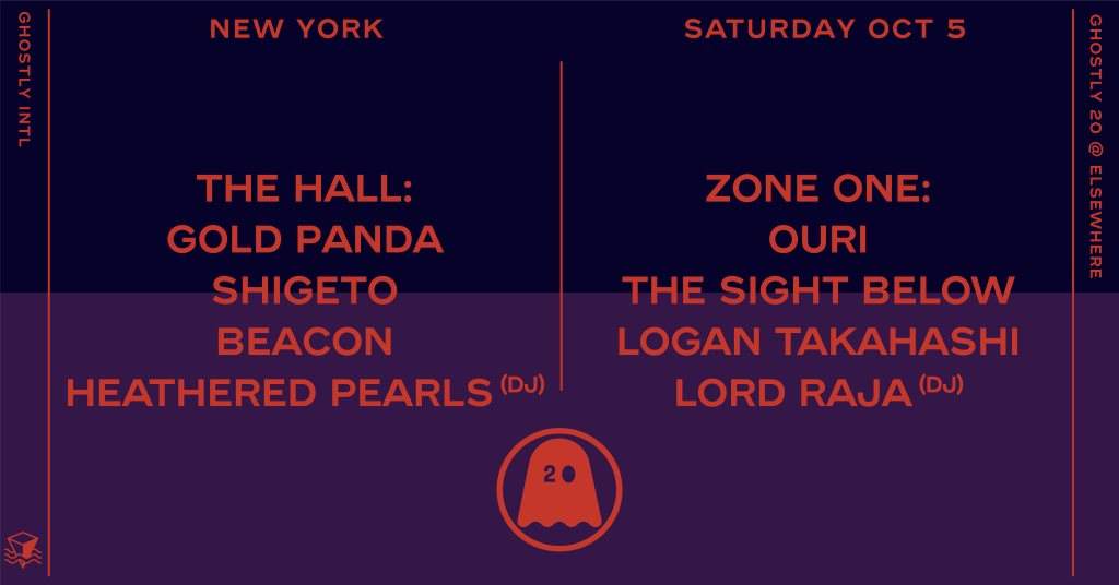 Ghostly 20 (Early) with Gold Panda, Shigeto, Beacon and More - Página frontal