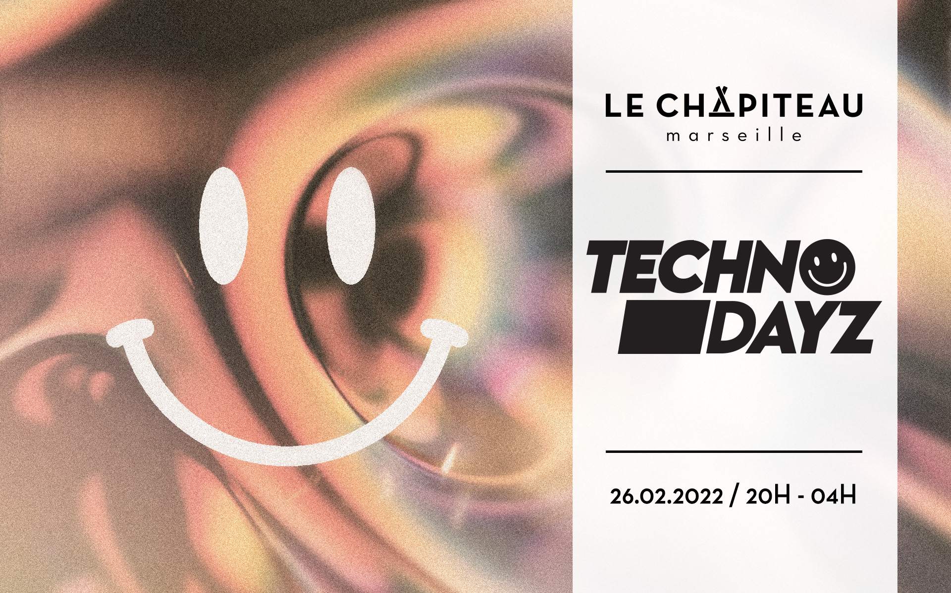 Techno Dayz - with Fontène, Teo Maldonado, Romain Pellegrin, Cedric Driks - フライヤー表