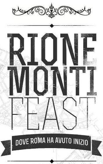 Rione Monti Feast - フライヤー表