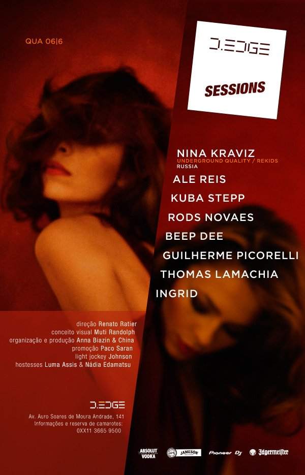 Sessions with Nina Kraviz - フライヤー表