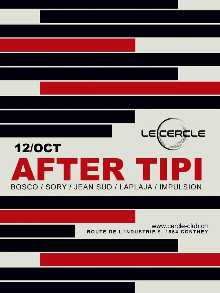 Le Cercle After Tipi Techno - フライヤー表
