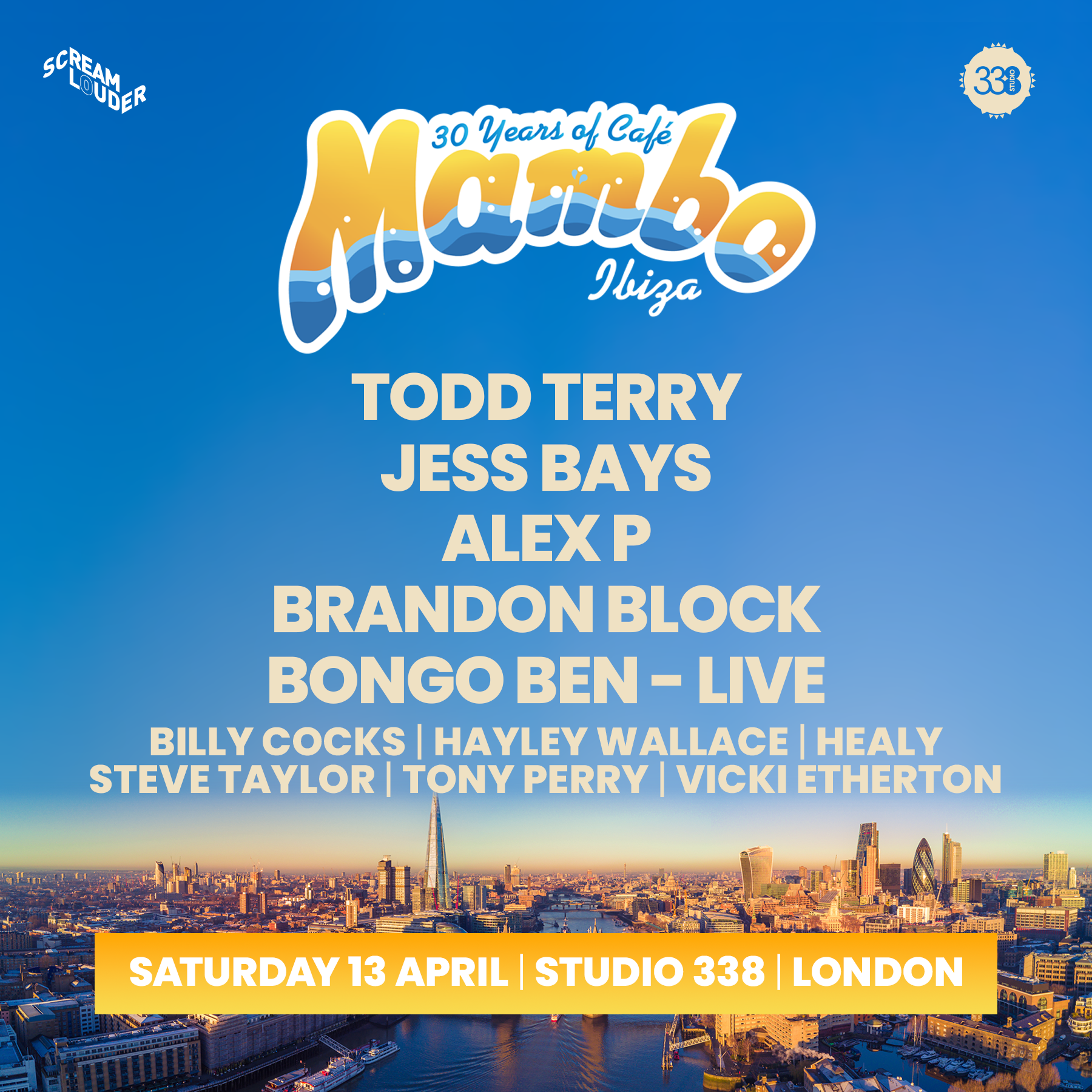 Cafe Mambo Ibiza Mini-Fest London - フライヤー表
