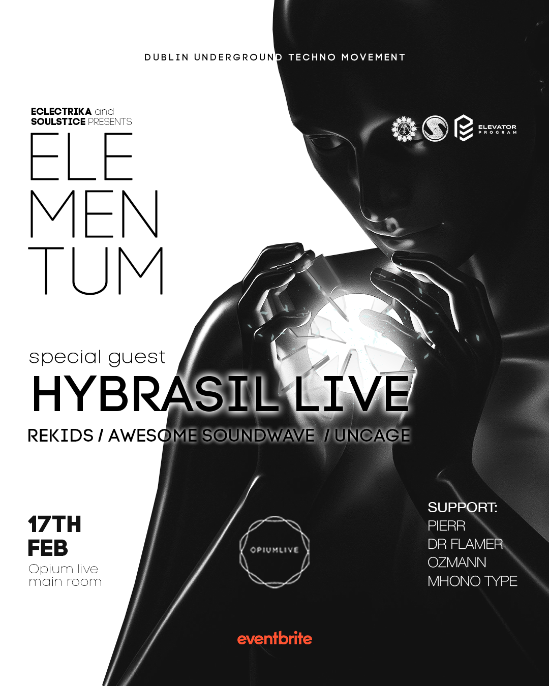 Eclectrika & Soulstice presents: ELEMENTUM with Hybrasil LIVE - Página frontal