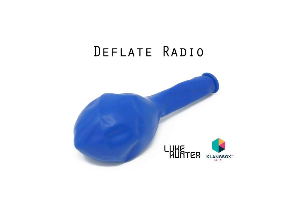 Deflate Radio on Klangbox.fm (April 2020) - Página frontal