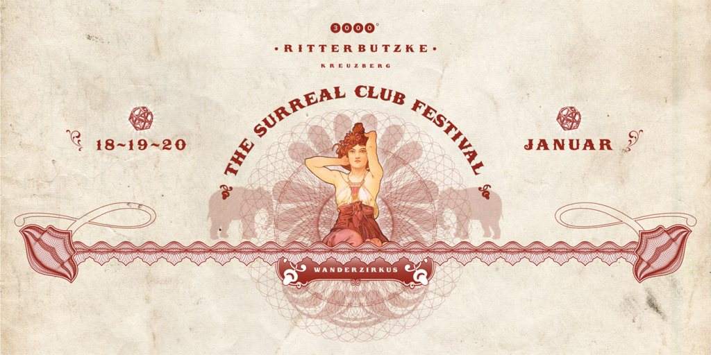 3000grad der Wanderzirkus 'The Surreal Club Festival - Página frontal