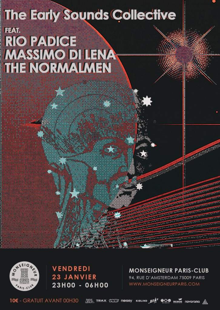 Early Sounds Collective with Rio Padice, Massimo Di Lena & The Normalmen - フライヤー表