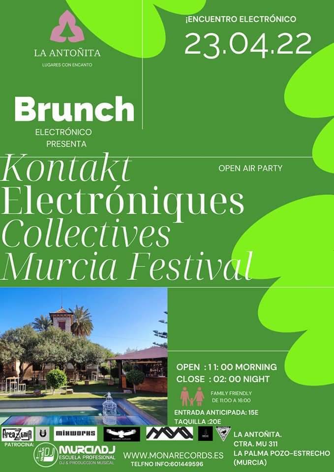 Brunch Electrónico Kontakt Electroniques Collectives Festival - フライヤー表