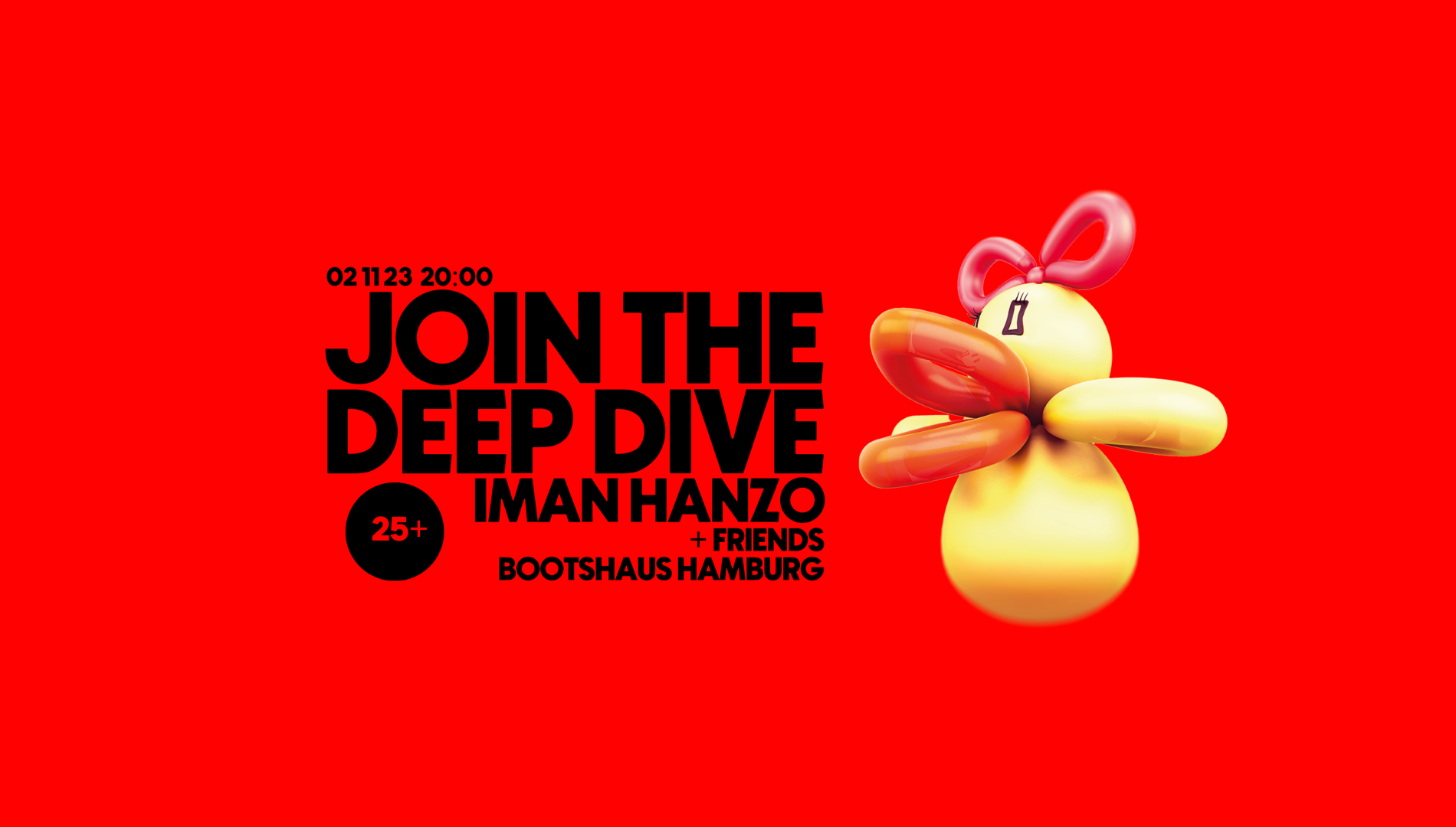 Deep Thursday w/Iman Hanzo & Friends - フライヤー表