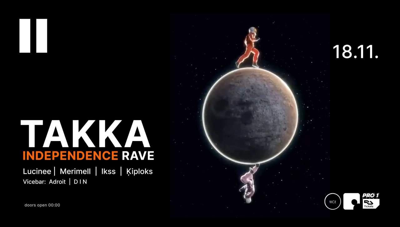 Takka: Independence Rave - Página frontal