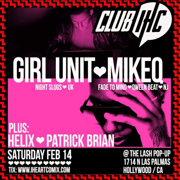 Club IHC Valentines Special with Girl Unit, Mikeq & Helix - Página frontal