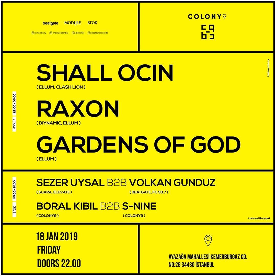 Colony 9 002 Shall Ocin • Raxon • Gardens Of God • Boral Kibil M O D U L E - Página trasera
