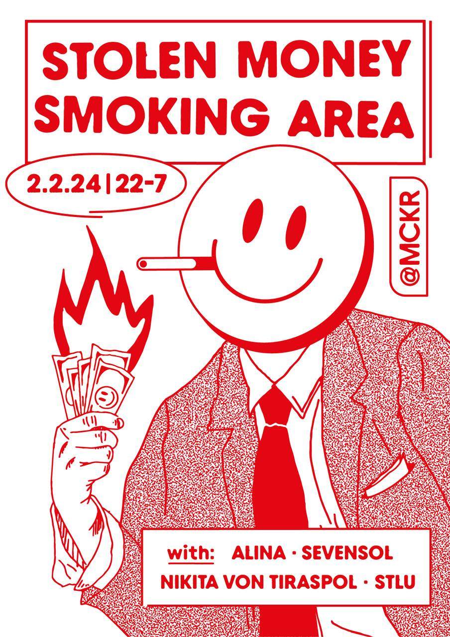 Stolen Money Smoke Area - Página frontal