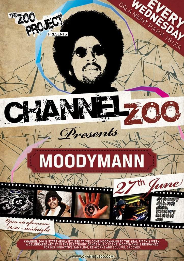 Channel Zoo presents Moodymann - Página frontal